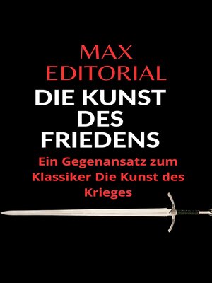 cover image of Die Kunst Des Friedens